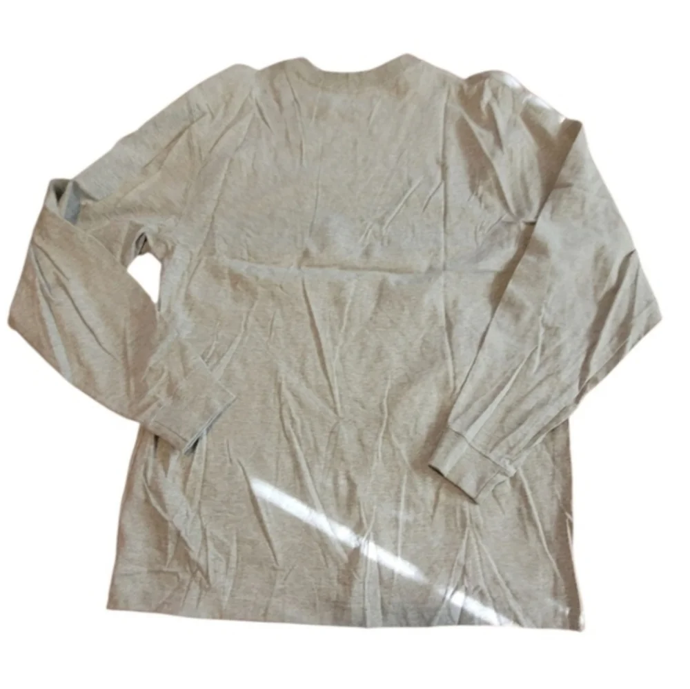 Vintage Carhartt Heather Gray Simple Basic Classic Long Sleeve Tee Size Medium